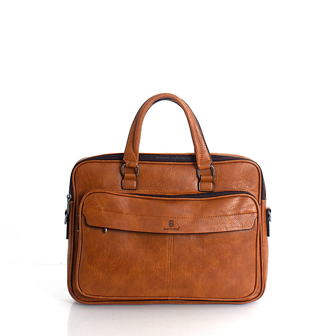 8-1-6.jpg Τσάντα χιαστί χειρός business BagtoBag– Κάμελ MD-801502 - Image 1