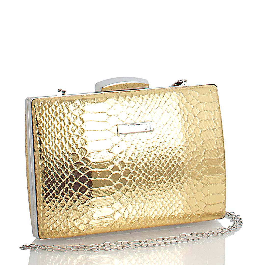 IMG_2461-1.jpg Τσάντα φάκελος clutch croco– Χρυσό JH106812 - Image 1
