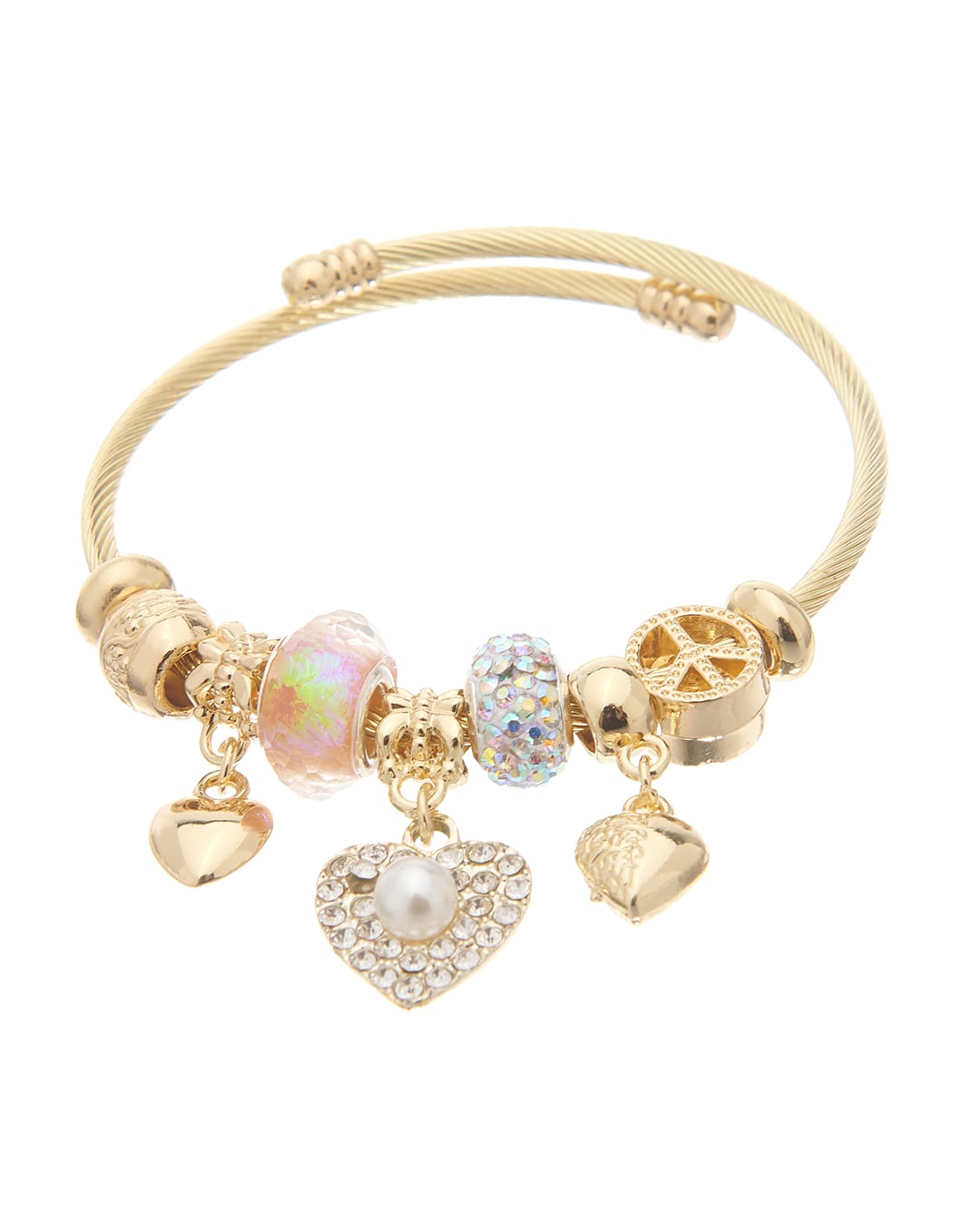 AA-5301-24-2 Βραχιόλι με καρδιές AA-5301-24 - Image 1