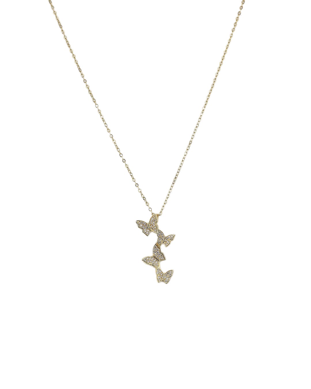 1 tgxz (2) Αλυσίδα λαιμού με πεταλούδες DJ-015 - Image 1